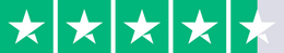 4,5 ud af 5 stjerner på Trustpilot