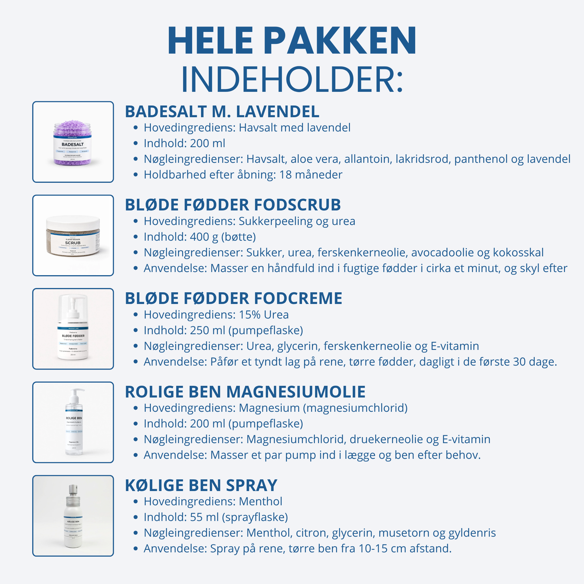 Fodplejepakken