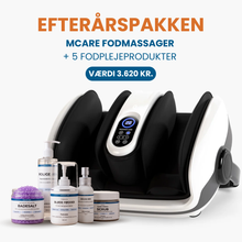 Efterårspakken: MCare Fodmassager + 5 fodplejeprodukter